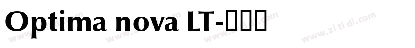Optima nova LT字体转换